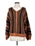 Billabong Stripes Brown Pullover Sweater Size S - photo 1