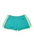 Nike 100% Polyester Color Block Green Athletic Shorts Size M - photo 1