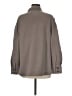 Half Moon by Modern Movement Gray 3/4 Sleeve Blouse Size M - photo 2