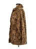 Billabong 100% Polyester Animal Print Brown Coat Size M - photo 5