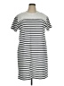 32 Degrees Stripes Gray Casual Dress Size XL - photo 1