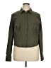 Express Green Long Sleeve Blouse Size XL - photo 1
