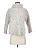 Free People Tweed Silver Turtleneck Sweater Size S - photo 1