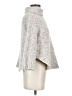 Free People Tweed Silver Turtleneck Sweater Size S - photo 4