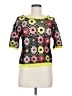 Zara 100% Virgin Wool Floral Yellow Wool Pullover Sweater Size M - photo 1