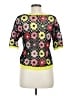 Zara 100% Virgin Wool Floral Yellow Wool Pullover Sweater Size M - photo 2