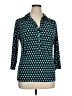 Alfani Teal 3/4 Sleeve Blouse Size XL - photo 1