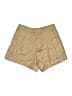 Maeve Solid Tan Khaki Shorts Size 8 Petite - photo 1