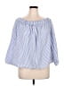 Gap Blue 3/4 Sleeve Blouse Size XL - photo 1