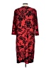 Chico's Floral Red Cocktail Dress Size Lg (2) - photo 2