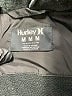 Hurley 100% Polyester Argyle Black Jacket Size 10 - 12 - photo 3