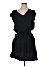 H&M 100% Polyester Solid Black Casual Dress Size 6 - photo 1