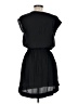 H&M 100% Polyester Solid Black Casual Dress Size 6 - photo 2
