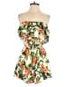 Ark & Co. 100% Rayon Tropical Green Romper Size S - photo 1