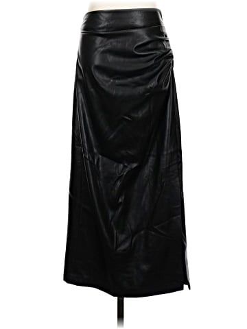 Zara Faux Leather Skirt (view 1)