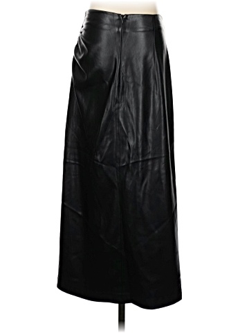 Zara Faux Leather Skirt (view 2)