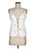 Zara 100% Polyester White Ivory Sleeveless Blouse Size M - photo 1