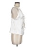 Zara 100% Polyester White Ivory Sleeveless Blouse Size M - photo 4