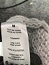 Garage 100% Polyester Solid Gray Pullover Sweater Size M - photo 8