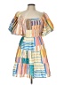 Entro 100% Polyester Color Block Yellow Casual Dress Size L - photo 1
