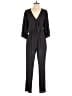 1.State 100% Polyester Houndstooth Black Jumpsuit Size S - photo 1