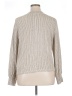 Lush Metallic Silver Turtleneck Sweater Size XL - photo 2