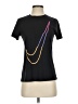 Nike 100% Polyester Color Block Black Short Sleeve T-Shirt Size S - photo 1
