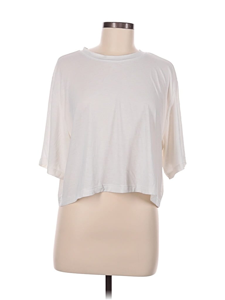 Pre-owned Fp Movement Short Sleeve T-shirt In Ivory