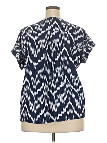 Bobeau Short Sleeve Blouse (view 2)