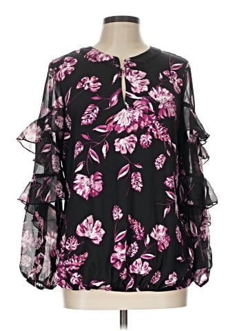 Perseption Concept 3/4 Sleeve Blouse (view 1)