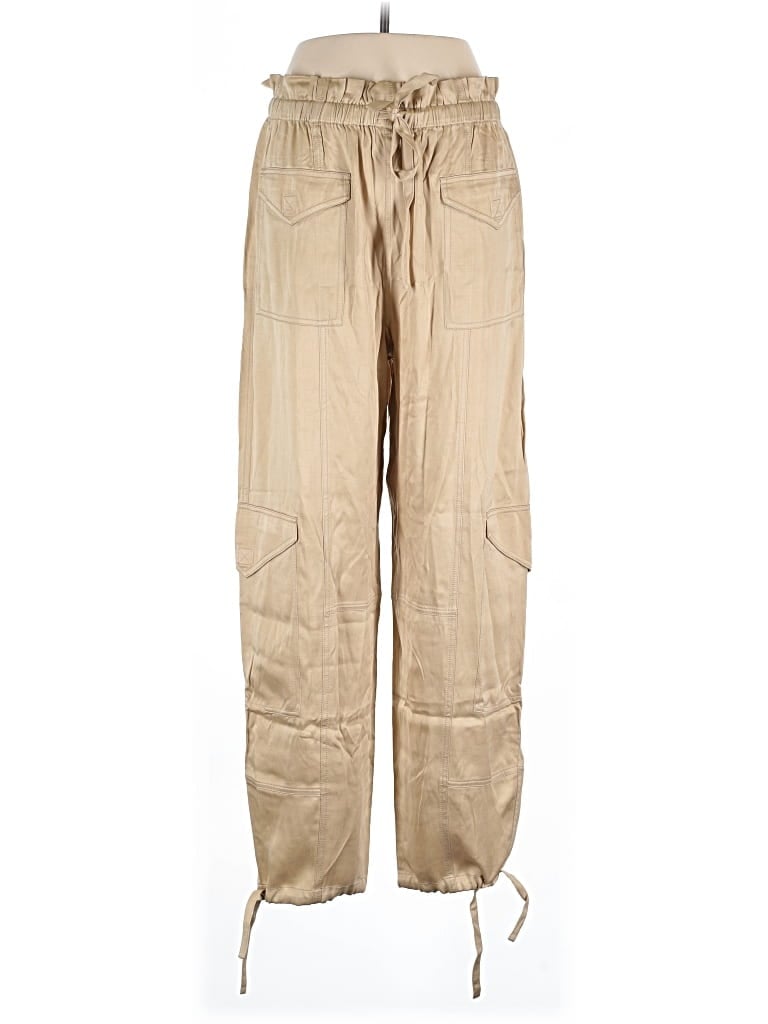 Ganni Cargo Pants In Tan