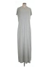 Go Couture Solid Gray Casual Dress Size L - photo 1