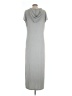 Go Couture Solid Gray Casual Dress Size L - photo 2