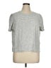 Boden 100% Cotton Silver Short Sleeve Top Size XL - photo 1