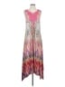 One World Print Pink Casual Dress Size S - photo 1