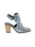 Unbranded Tropical Blue Heels Size 8 - photo 1