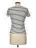 Cyrus Stripes Ivory Short Sleeve Turtleneck Size L - photo 2