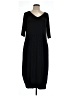 Sympli Solid Black Casual Dress Size 10 - photo 1