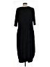 Sympli Solid Black Casual Dress Size 10 - photo 2