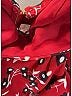 Self-Portrait 100% Polyester Red 3/4 Sleeve Blouse Size 0 - photo 4