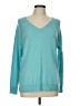 Talbots 100% Cashmere Teal Cashmere Pullover Sweater Size L - photo 1