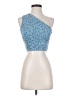 MNG 100% Viscose Blue Tank Top Size XS - photo 1