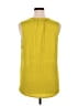 Ann Taylor LOFT 100% Polyester Yellow Sleeveless Blouse Size XL - photo 2