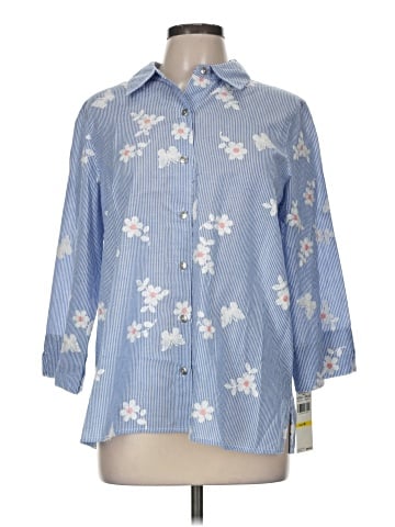 Alfred Dunner 3/4 Sleeve Button-Down Shirt (view 1)