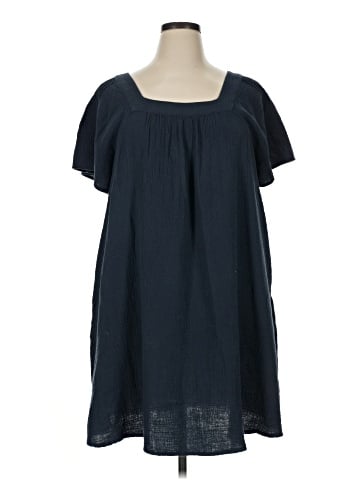 Madewell Lightspun Butterfly Square-Neck Mini Dress (view 1)