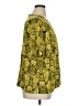 Liz Claiborne 100% Polyester Yellow Short Sleeve Blouse Size XL - photo 4