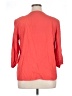 JM Collection 100% Rayon Orange 3/4 Sleeve Blouse Size XL - photo 2
