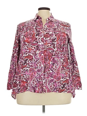 Jones New York Sport Long Sleeve Blouse (view 1)