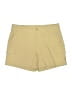 Eddie Bauer Solid Yellow Khaki Shorts Size 16 - photo 1