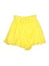 River Island 100% Viscose Yellow Shorts Size M - photo 1
